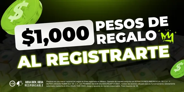 PlayBros: $1,000 pesos de regalo al registrarte en apuestas deportivas